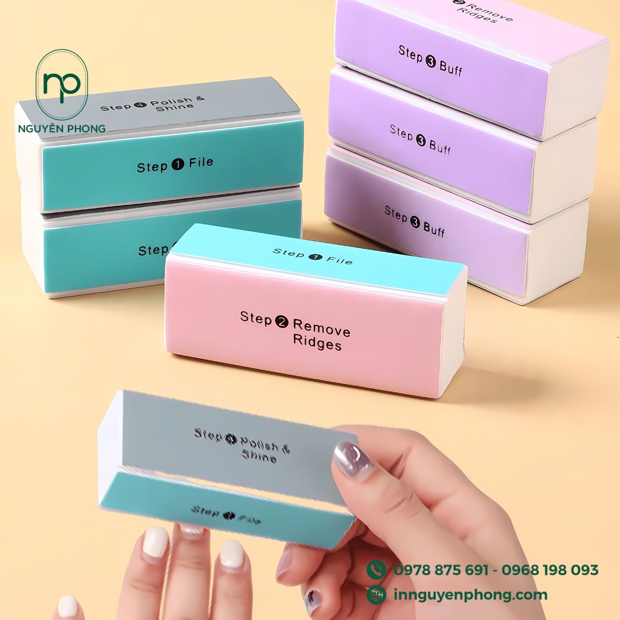 In hộp nail box đẹp
